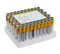 Lot de 100 tubes de prélèvement sanguin jetables 3 ml/5 ml/10 ml avec gel de séparation et coagulant pour la séparation du sérum et la préparation PRP