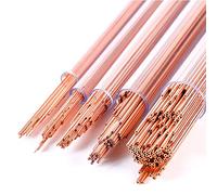 Lot de 100 tubes d'électrode perforés violets en cuivre de 0,9 mm de diamètre extérieur, 400 mm de long, tube rond sans couture. Utilisé dans les avions, les bateaux, les voitures.