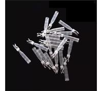 Lot de 100 tubes en verre et plastique for phase liquide, flacon d'injection, manchon for flacon de chromatographie, tube de revêtement intérieur(200ul plastic)