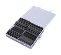 Lot de 100 tubes thermorétractables essentiels 4:1 - Assortiment de tubes en caoutchouc étanches