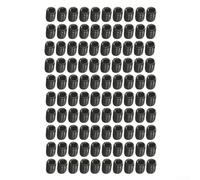 Lot de 100 vis à six pans creux 3 mm à 8 mm en acier au carbone de qualité 12.9 pour montage de bride, fixation de roulements et système d'entraînement (4 mm x 4, 100 pièces)