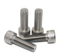 Lot de 100 vis à tête cylindrique avec six pans creux - M4 x 20 mm - DIN 912 - Acier inoxydable A2 V2A
