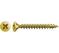 Lot de 100 vis acier t?te fraisée pozidriv SPAX, Diam.2.5 mm x L.10 mm