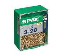 Lot de 100 vis acier t?te fraisée pozidriv SPAX, Diam.3 mm x L.20 mm
