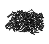 Lot de 100 vis de montage pour micro humbucker Yootones, compatibles avec les guitares Epiphone Les Paul Stratocaster SG (noires)