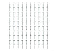 Lot de 100 vis de trou de poche avec revêtement en zinc pour connexions structurelles en bois dans le bricolage et la menuiserie contractuelle (20 mm)