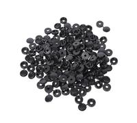 Lot de 100 vis en plastique - Couvercle décoratif - Vis cruciforme - Capuchon à charnière - Cache-joint à encliquetage - Vis à tôle durable - Bouchons de trou de protection