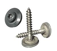 Lot de 100 vis étanches RAL 7016 anthracite 4,5 x 35 mm Torx TX en acier inoxydable A2