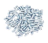 Lot de 100 vis européennes universelles à tête fraisée en acier au carbone 6,3 x 13 mm Vis spéciale pour tiroirs, charnières de meubles, rails de tiroir