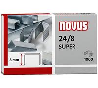 Lot de 1000 agrafes galvanisées 24/8 (5000 pièces, 24/8 galvanisées)