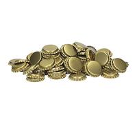 Lot de 1000 bouchons de couronne - 29 mm - Or - Avec insert en mousse - Jusqu'à 4 bar - Spécialement conçus pour les brasseries amateurs, la brasserie, la bière