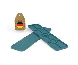 Lot de 1000 cales de vitrage en plastique, 100 mm x 24 mm x 1-6 mm, cale fenetre, cale meuble, cale plaque, cales lambourdes, entretoise, cale menuiserie, cale carrelage (épaisseur : 2 mm)