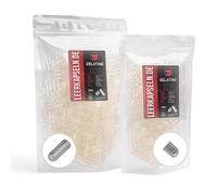 Lot de 1000 capsules de gélatine - Taille 000 - Caps séparés - Capsules vides de bœuf transparentes - Aucune ouverture préalable nécessaire (1000)