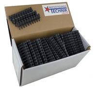 Lot de 1000 clous en acier et béton 3,0 x 17 mm, conviennent pour cloueuse à béton sans fil Tjep CP-40A, Hikoki NC1840D, acier au carbone galvanisé, haute dureté pour béton et acier