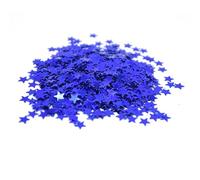 Lot de 1000 confettis en acrylique brillant pour décoration de table de fête d'anniversaire, de mariage, de 15 g - 6/10 mm (bleu roi, 10 mm)