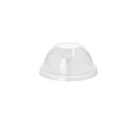Lot de 1000 couvercles dôme ronds en PET Ø 8 cm · 4 cm transparent sans perforation
