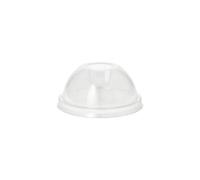 Lot de 1000 couvercles en PET ronds Ø 8 cm · 4 cm transparent avec perforation