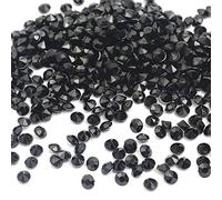 Lot de 1000 cristaux de diamant décoratifs en acrylique - 4 mm - Paillettes - Décoration de table - Cristaux scintillants - Confettis - Diamants pour décorer la table de mariage, baptême, fiançailles,