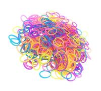 Lot de 1000 élastiques à cheveux élastiques pour queue de cheval - Pour les bagues de filles - Petites folles