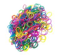 Lot de 1000 élastiques à cheveux élastiques pour queue de cheval - Pour les bagues de filles - Petites folles