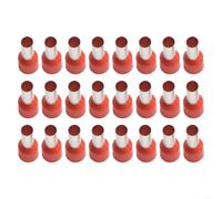 Lot de 1000 embouts de câble 10 mm² VE10-12, cosses de câble isolées en cuivre étamé rouge, manchon de 12 mm pour câblage électrique