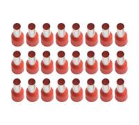 Lot de 1000 embouts de terminal pré-isolés pour section transversale de fil de 10 mm² avec longueur de manchon de 12 mm et isolation en nylon