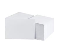 Lot de 1000 enveloppes C5 blanches sans fenêtre - Fermeture adhésive - Enveloppes en papier - Pour communications d'affaires, invitations, lettres