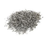 Lot de 1000 épingles à nourrice en métal argenté 20 mm pour travaux manuels, couture, réparation de vêtements et matelassage