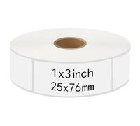 Lot de 1000 étiquettes de congélation à étiqueter, amovibles, autocollantes, imperméables, vierges, pour récipients alimentaires, pots, confitures, 2,5 x 7,6 cm
