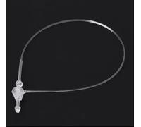 Lot de 1000 fils de sécurité pour étiquettes - 130 mm - Utilisation sans pistolet d'étiquetage / pistolet agrafeur - Fils transparents pour vêtements et autres étiquettes de produits - Loop Lock