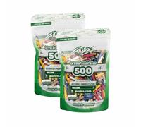 Lot de 1000 filtres à charbon actif PURIZE XTRA Slim SIZE multicolores