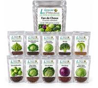 Lot de 1000 graines à semer - Le Grenier d'Abondance - Fan de Choux - 10 sachets individuels