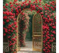 Lot de 1000 graines de rose grimpante de vigne, graines de rose grimpante pour la plantation en plein air clôtures de jardin, pergolas et treillis, longue floraison (Z)