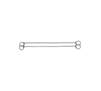 - Lot De 1000 Liens Métalliques A 2 Boucles 160 Mm