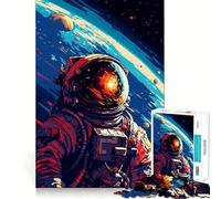 Lot de 1000 magnifiques puzzles spatiaux avec des pièces sur mesure - Un jeu cognitif qui invite à jouer confortablement et donne un motif de Noël (50 x 75 cm)