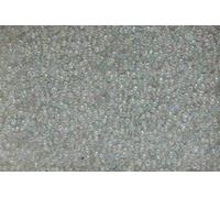 LOT DE 1000 PERLES DE ROCAILLE BLANC TRANSLUCIDE AVEC REFLETS MULTICOLORES Ø 2 mm 12/0 - CREATION