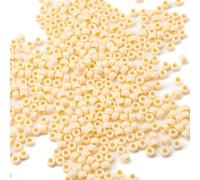Lot de 1000 perles en acrylique pour poney Crème 6 x 9 mm