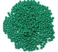 Lot de 1000 perles en acrylique pour poney Vert 6 x 9 mm