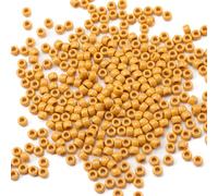 Lot de 1000 perles poney en acrylique orange de 6 x 9 mm en vrac pour loisirs créatifs, bracelets, colliers, bijoux, boucles d'oreilles, tressage de cheveux (jaune litho)