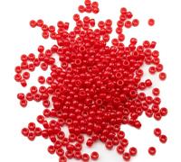 Lot de 1000 perles poney en acrylique rouge - 6 x 9 mm - Pour loisirs créatifs, bracelets, colliers, bijoux, boucles d'oreilles, tressage de cheveux (rouge)