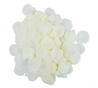 Lot de 1000 pétales de rose en soie pour décoration de table de mariage, confettis pour fille, accessoire pour fiançailles, anniversaire, fête, événement (beige)