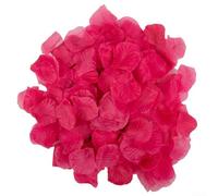 Lot de 1000 pétales de rose en soie pour décoration de table de mariage, confettis pour fille, accessoire pour fiançailles, anniversaire, fête, événement (rose)