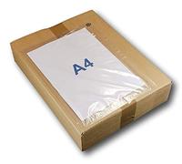 Lot de 1000 Pochettes porte-document adhésives transparente C4 315 x 225 mm (feuille A4 non pliée) - Idéales pour l'expédition de petit et grand colis, paquets, palettes Réf UGPAN4-1000