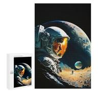 Lot de 1000 puzzles d'astronomie sur la lune pour adultes - Jeu de main - Découpe précise - Interaction entre parents et enfants - 1000 pièces