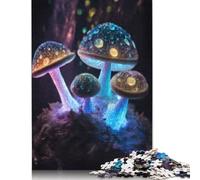 Lot de 1000 puzzles de champignons magiques cosmiques pour adultes, jeu éducatif en papier pour adolescents, 38 x 26 cm