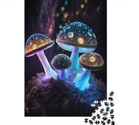 Lot de 1000 puzzles de champignons magiques cosmiques pour adultes, jeu éducatif, jouet de défi, 1000 pièces (75 x 50 cm)