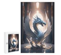 Lot de 1000 puzzles pour adolescents Dragon in Ancient Temple Puzzles Jeux de Relaxation Favorisent la Mémoire Toute la Famille