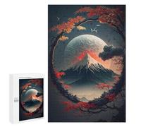 Lot de 1000 puzzles pour adolescents Magic Root and Mount Fuji Puzzle pour adultes Jeux amusants, mais drôles et humoristiques Anniversaires uniques 1000 pièces