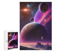 Lot de 1000 puzzles pour adolescents Planet Proxima Centauri B Puzzle pour adultes, jeux relaxants, décoration parfaite, cadeaux d'anniversaire et uniques 1000 pièces
