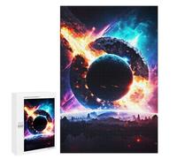 Lot de 1000 puzzles pour adolescents Réalistique Planet in Space Puzzle pour Adultes Jeux Relaxants Améliore la mémoire interaction entre parents et enfants 1000 pièces